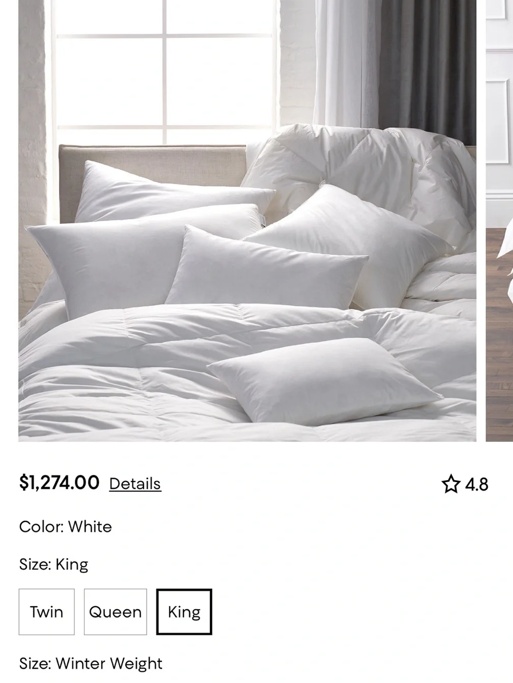 Matouk Montreux Down Comforter